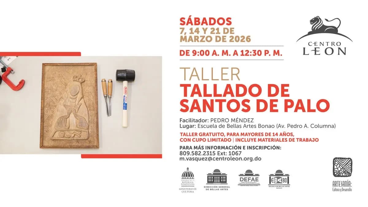 TALLER TALLADO DE SANTOS DE PALO