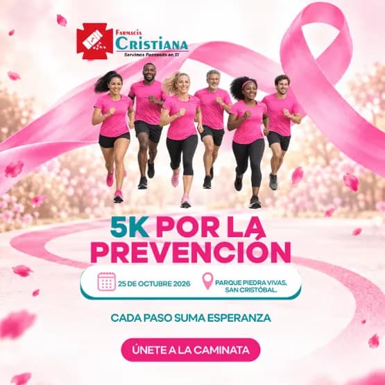 5K Por la prevencion del cancer de mama.