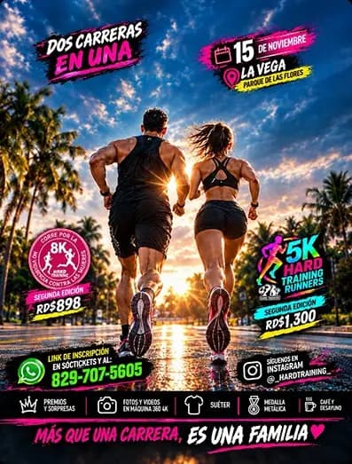 5K y 8K Corre por la no violencia contra la mujer