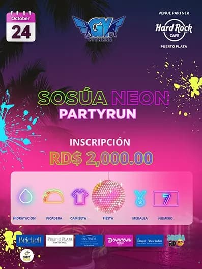SOSUA NEON PARTYRUN
