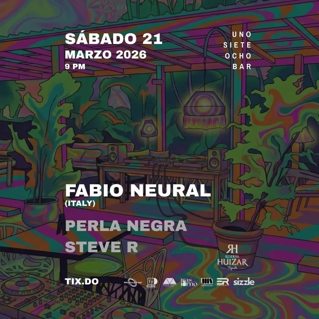 FABIO NEURAL (Intec / Hot Creations) - DEBUT EN RD - Support by: Steve R + Perla Negra