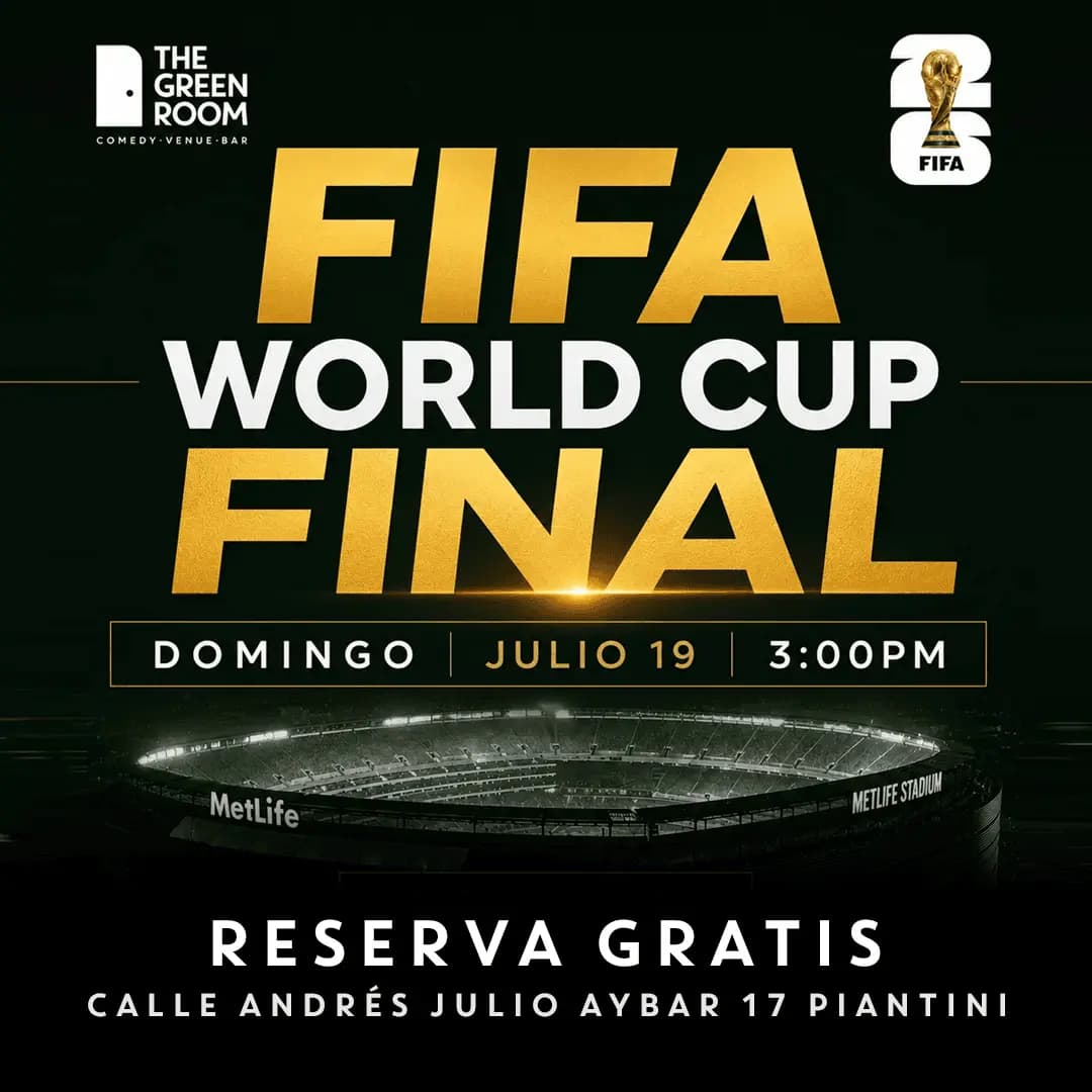 FINAL COPA MUNDIAL FIFA - THE GREEN ROOM