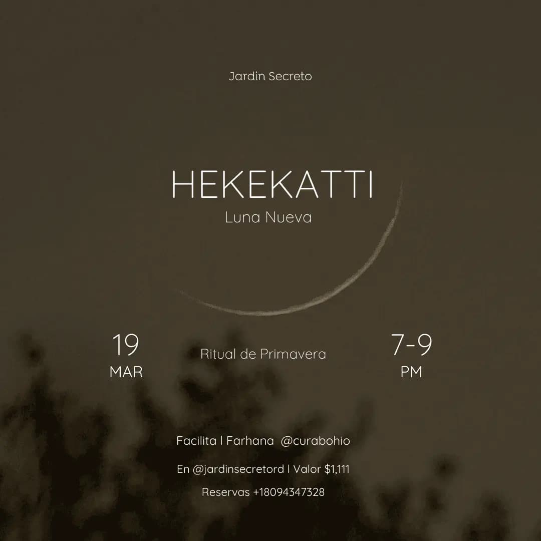 HEKEKATTI | Luna Nueva