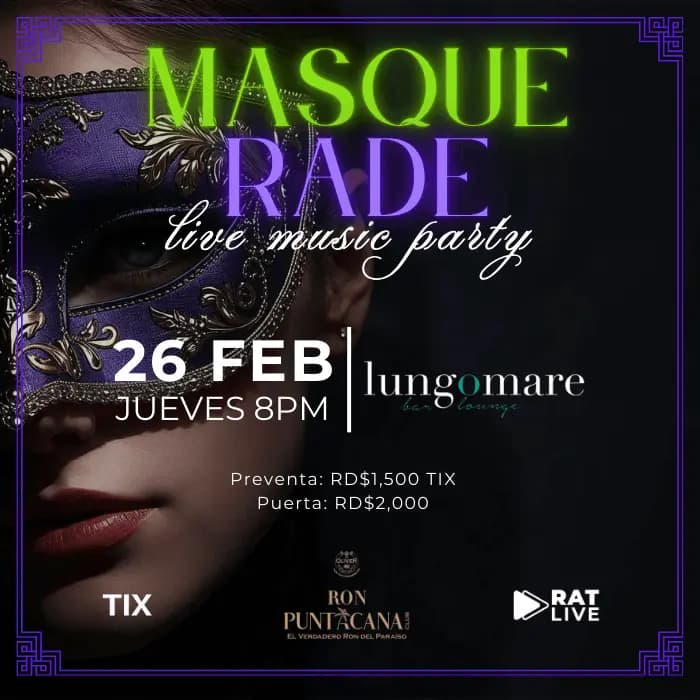 MASQUERADE SDQ · Live Music Party