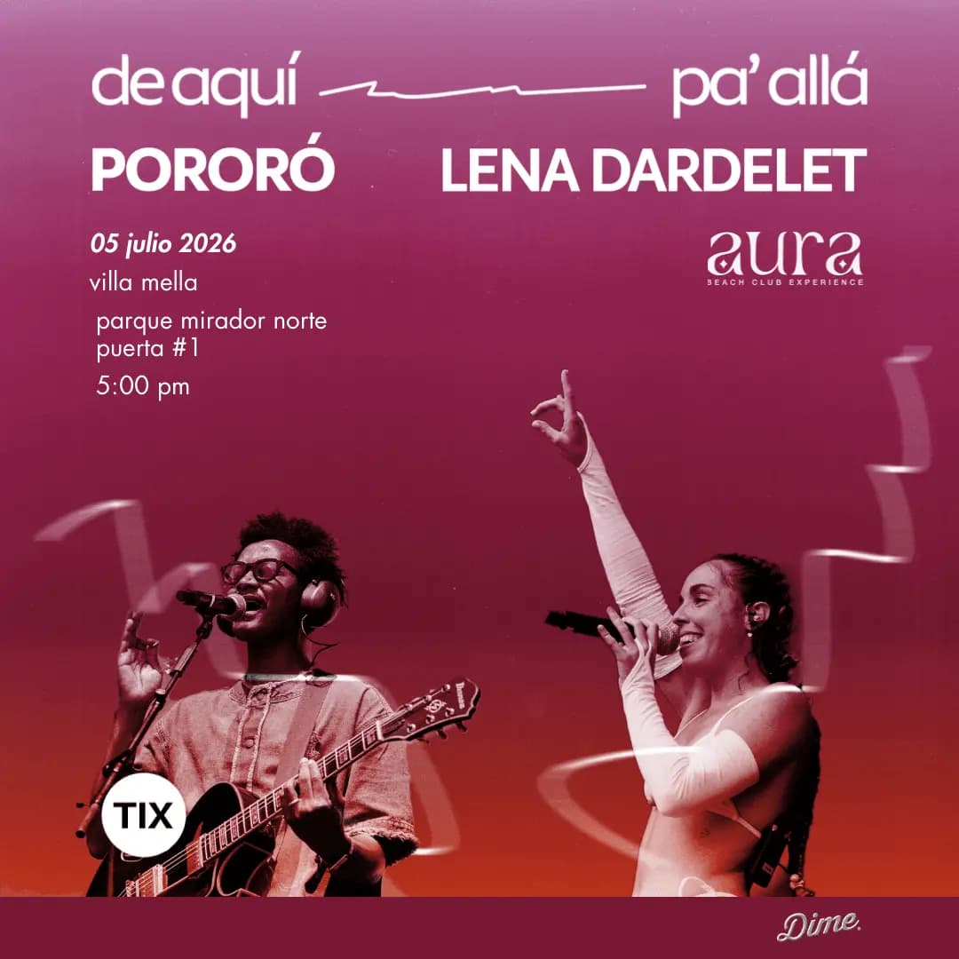 Pororó y Lena Dardelet - de aquí pa’lla en cabarete