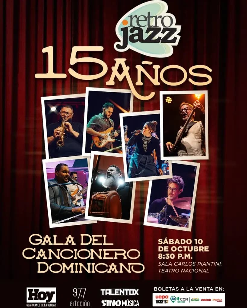 Retro Jazz 15 años, Gala del cancionero dominicano