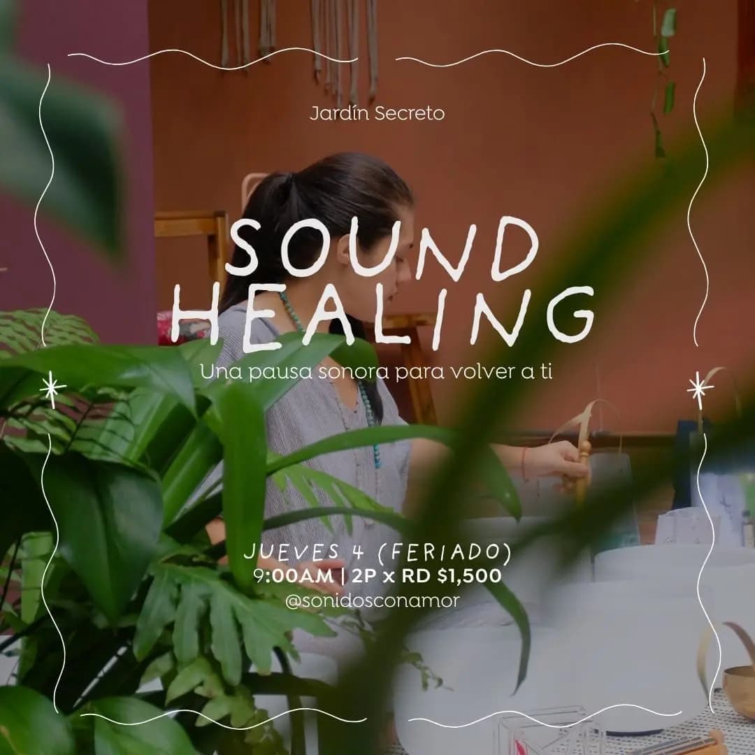 SOUND HEALING • 4 JUNIO (feriado)