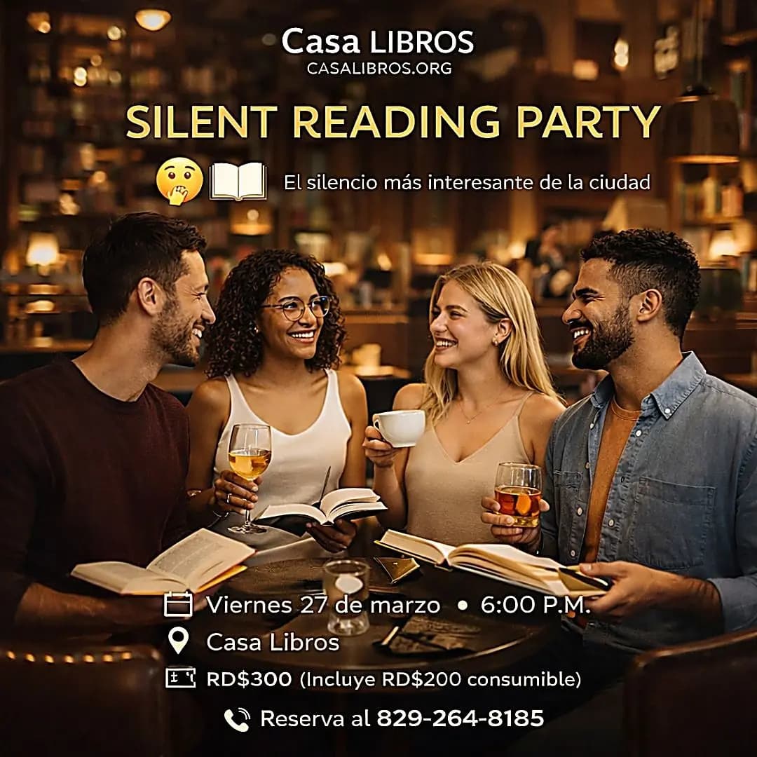Silent Reading Party 💚 El Plan Más Cool y Callado del Viernes