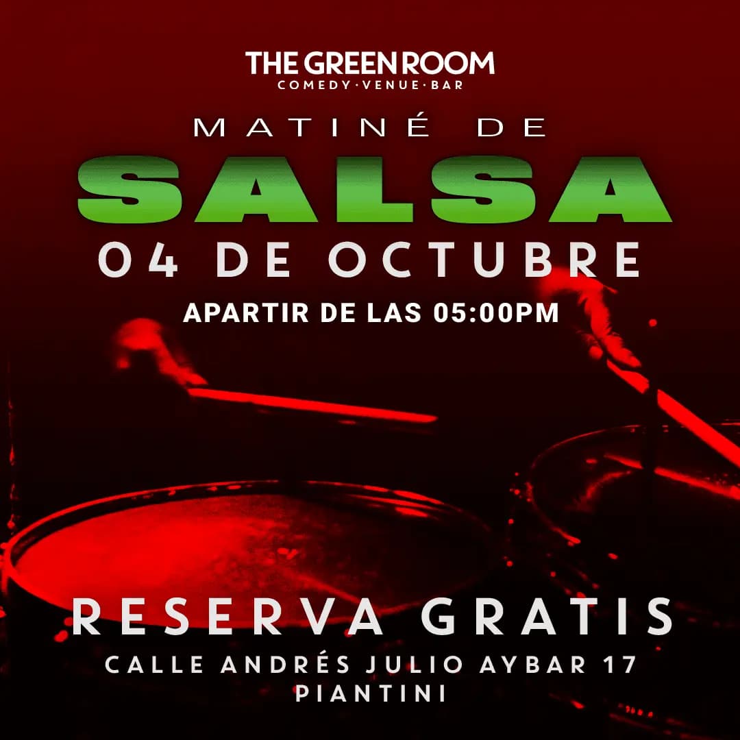 MATINE DE SALSA - THE GREEN ROOM