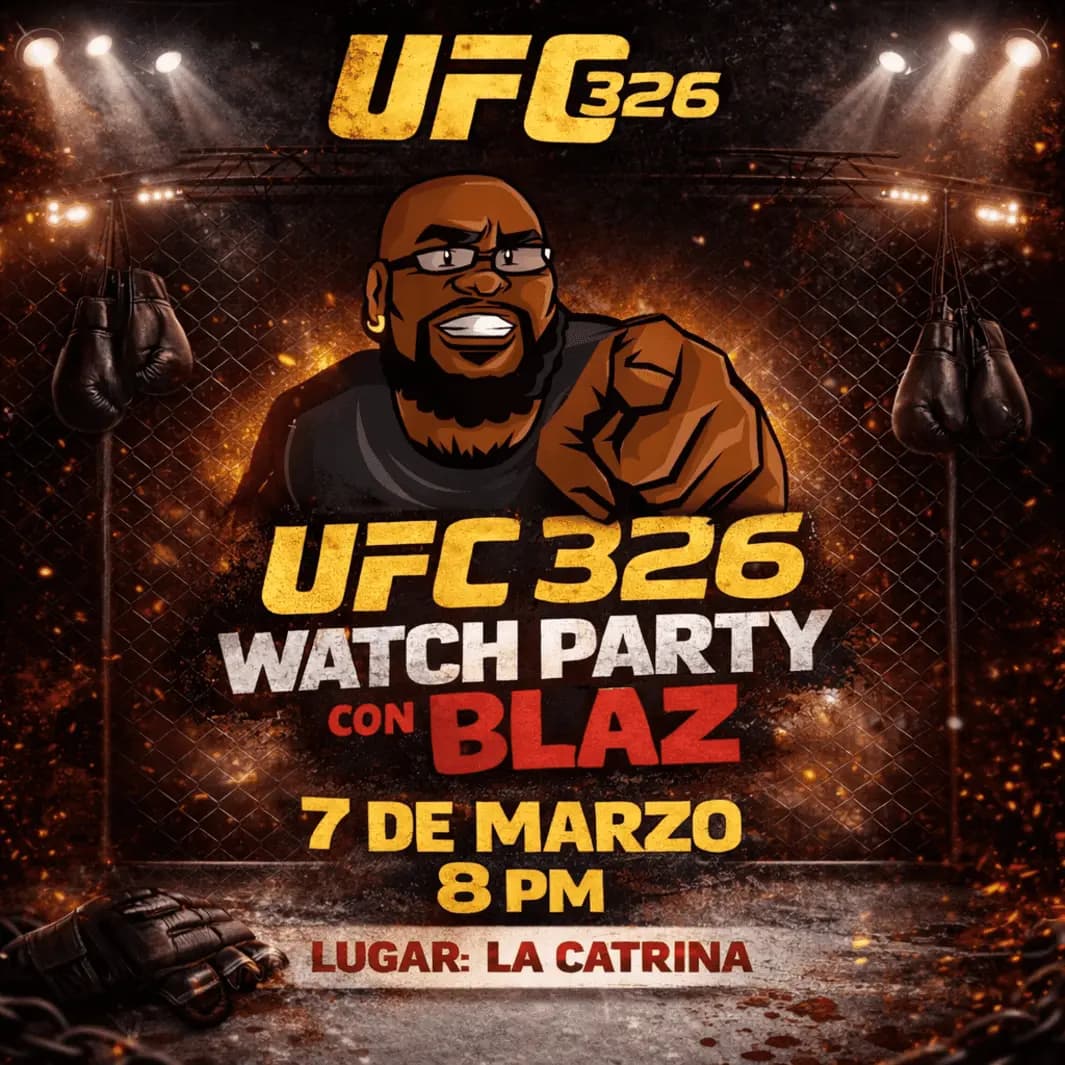 watch party ufc 326 con blaz
