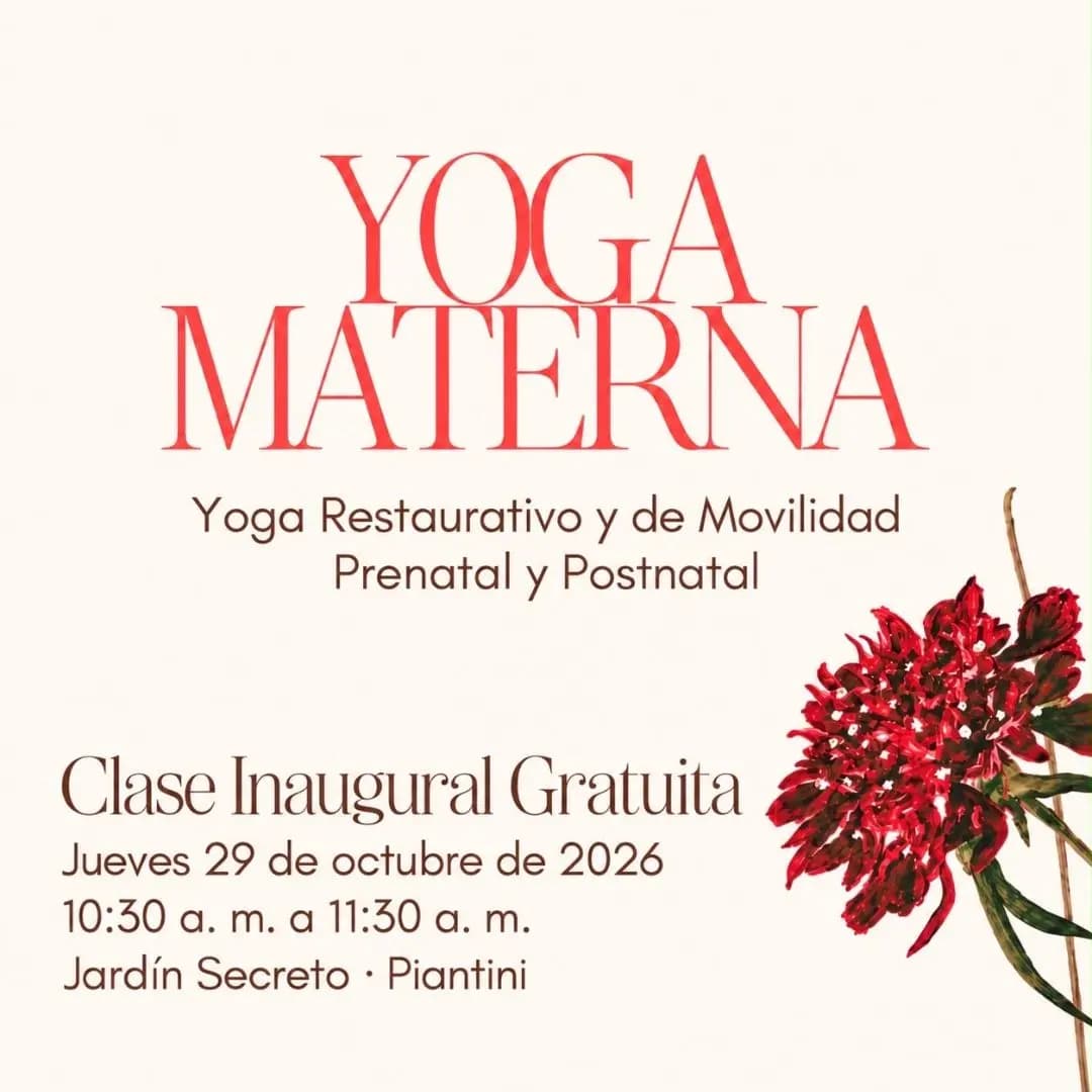 YOGA MATERNA • JUEVES 29 OCT