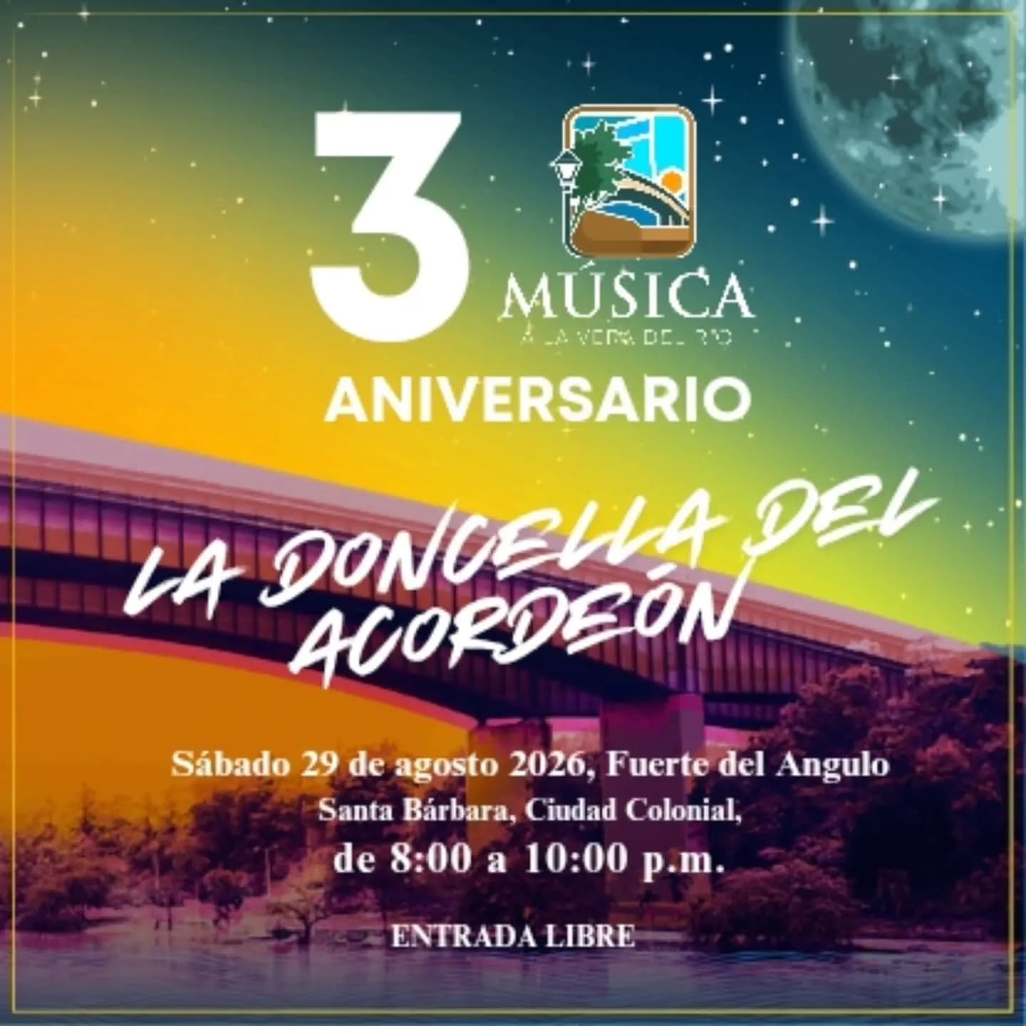3.er Aniversario de “Música a la Vera del Río”