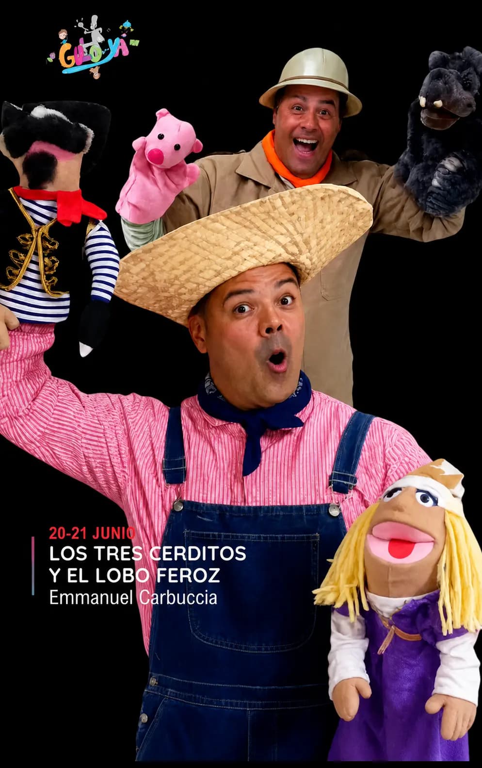 Los 3 cerditos y el lobo feroz