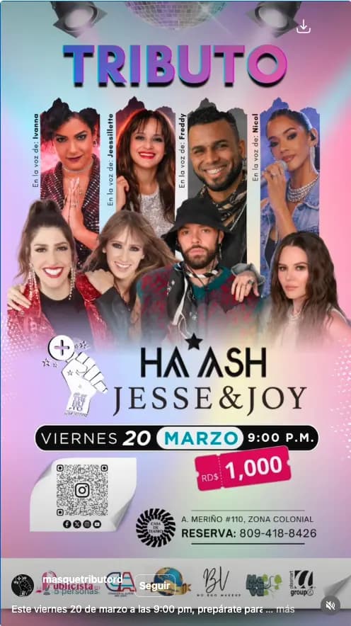 Tributo a Ha*Ash y Jesse & Joy.