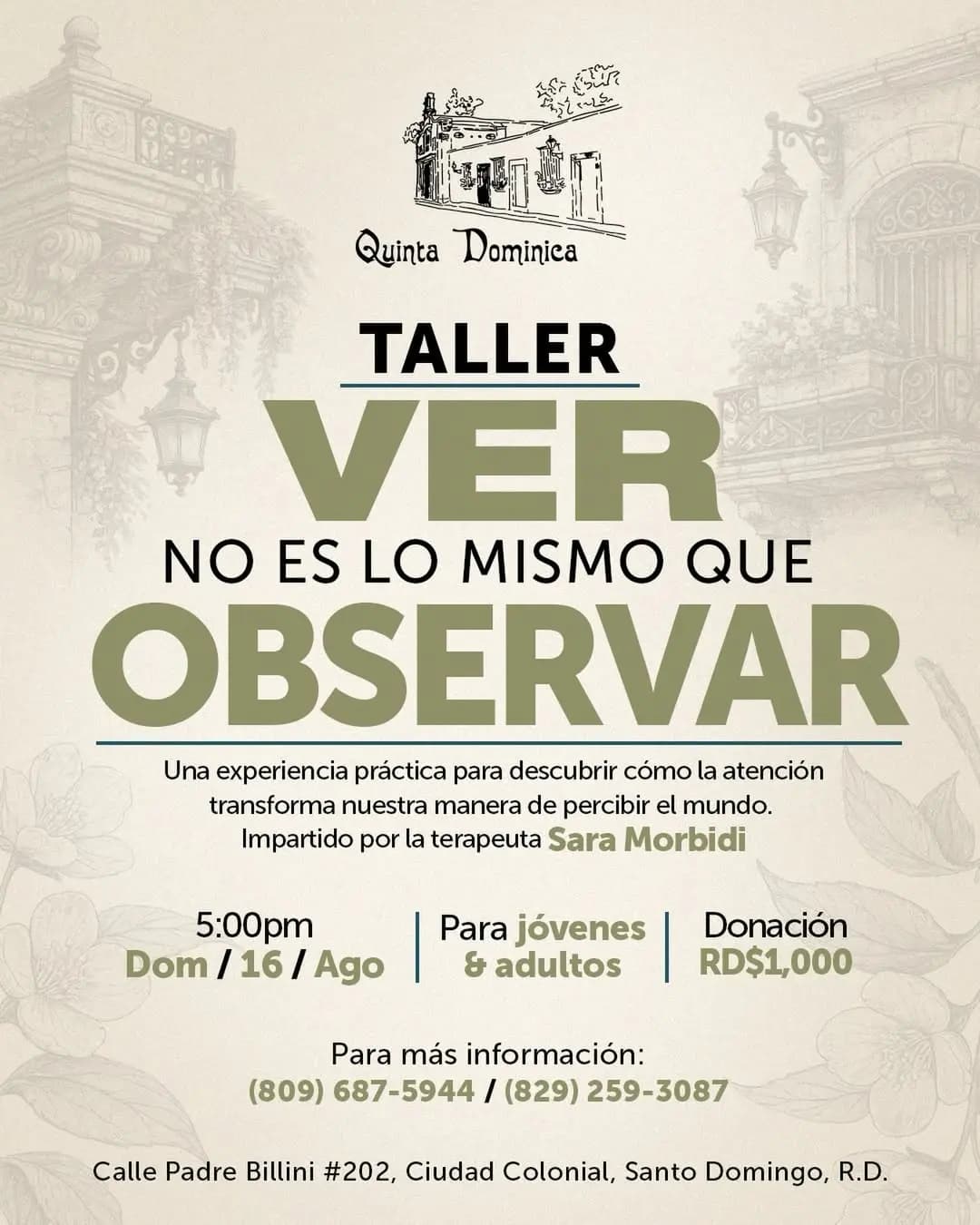 Ver no es lo mismo que observar