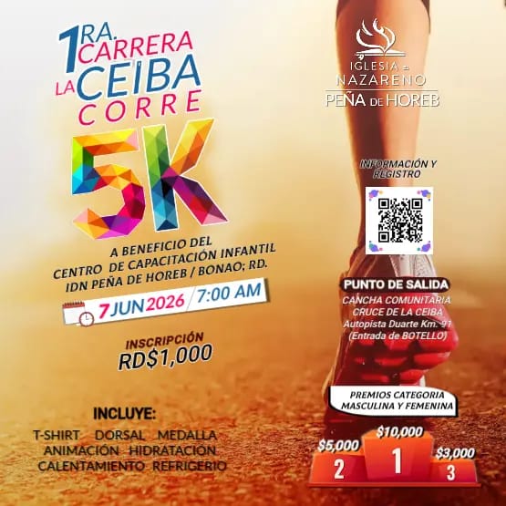 1RA. CARRERA LA CEIBA CORRE 5K