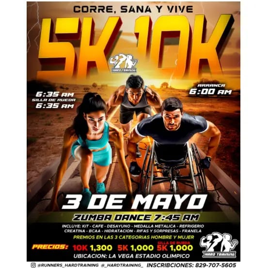 CORRE, SANA Y VIVE 2026