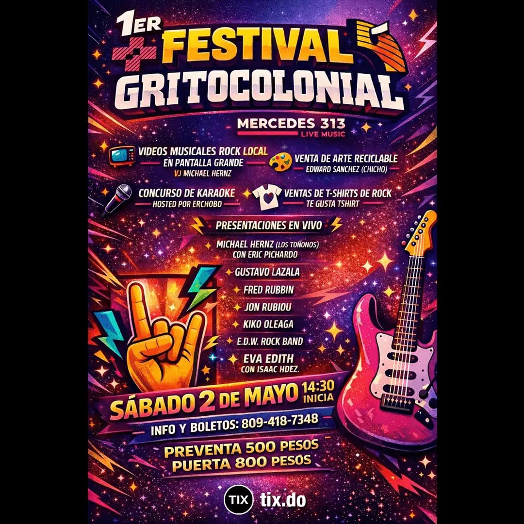 1er FESTIVAL GRITO COLONIAL