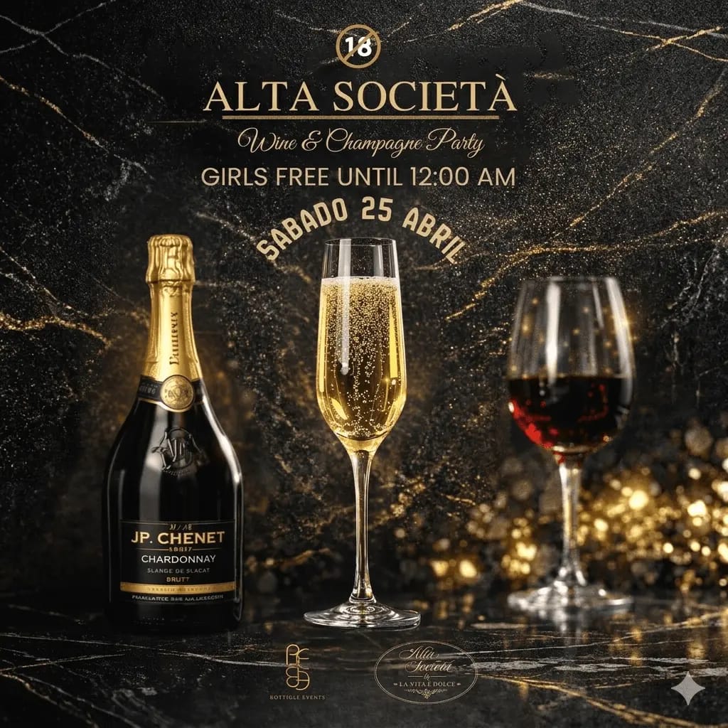 Alta Società (la vita è dolce x bottigle event’s)