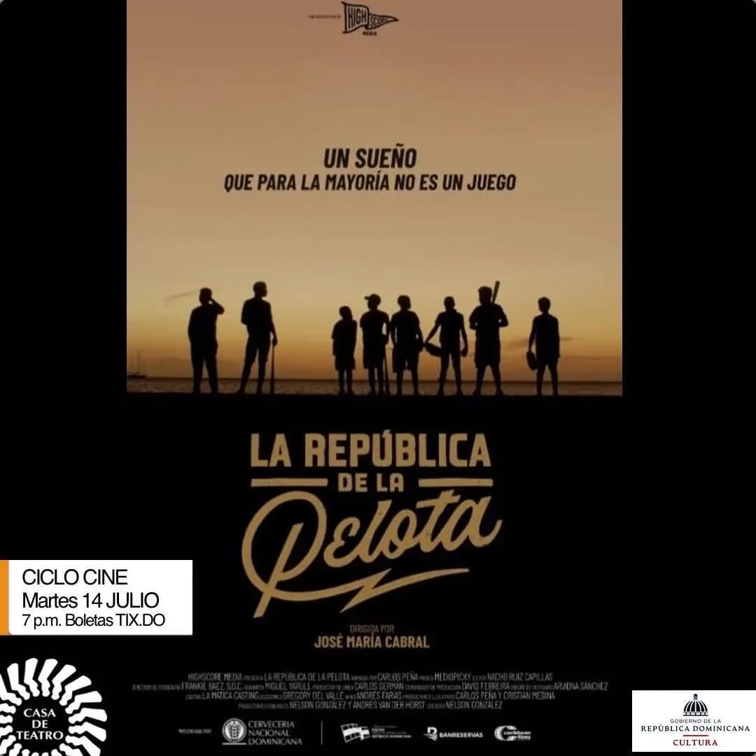 Cine en Casa de Teatro presenta "La República de la Pelota"