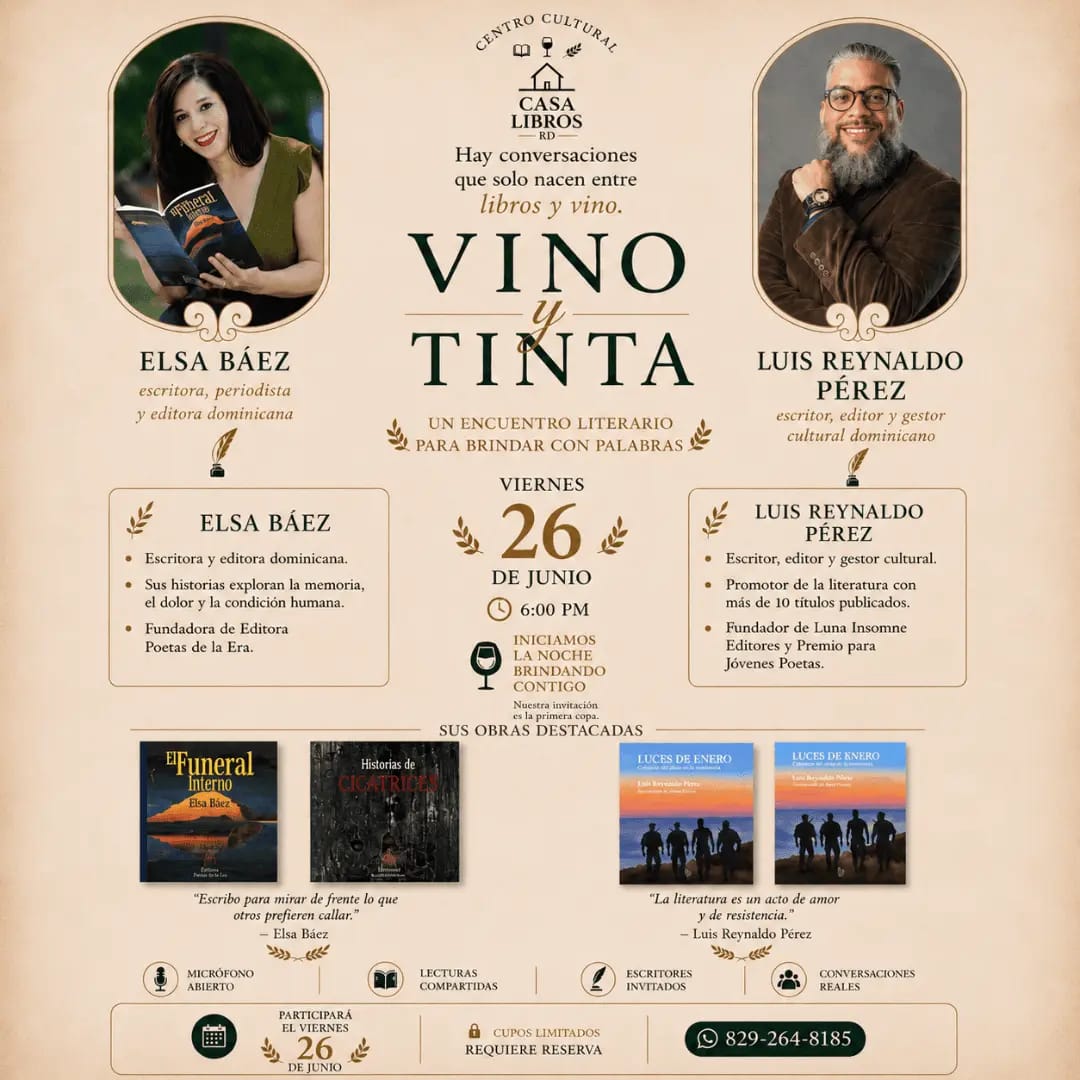 Conoce a los escritores en Vino & Tinta