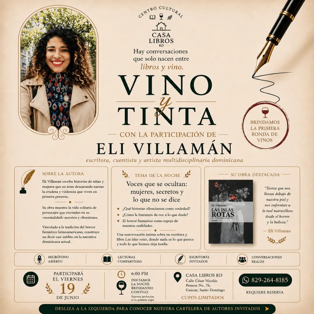 Conoce tus autores en Vino & Tinta