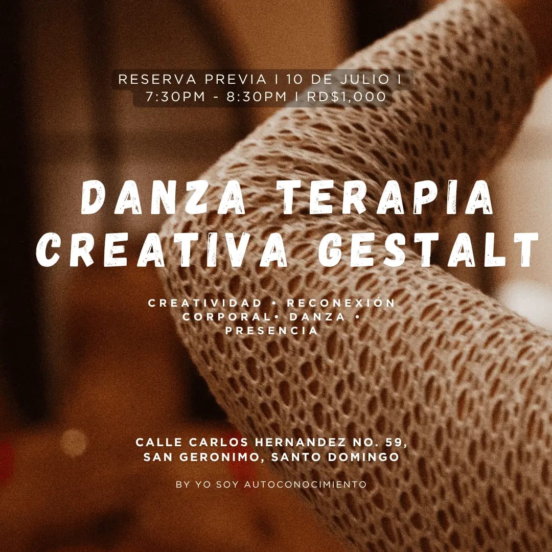 DANZA TERAPIA CREATIVA GESTALT