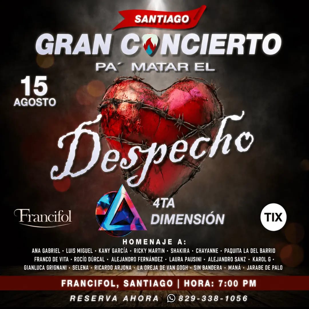 Despecho el concierto! by 4ta Dimension @Santiago