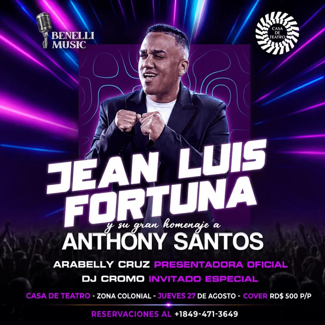 JEAN LUIS FORTUNA Y SU GRAN TRIBUTO A ANTONY SANTOS