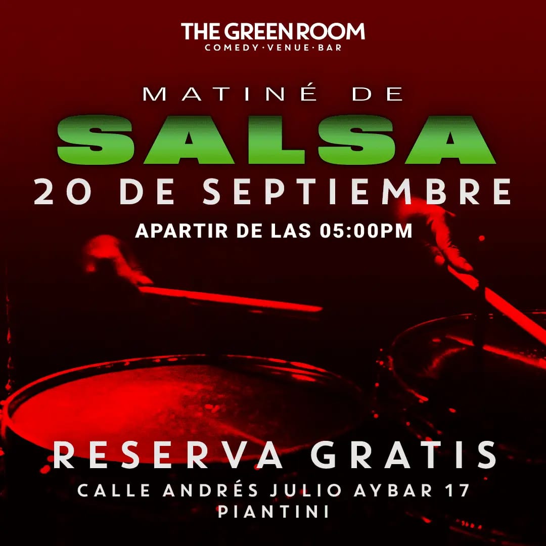 MATINE DE SALSA - THE GREEN ROOM