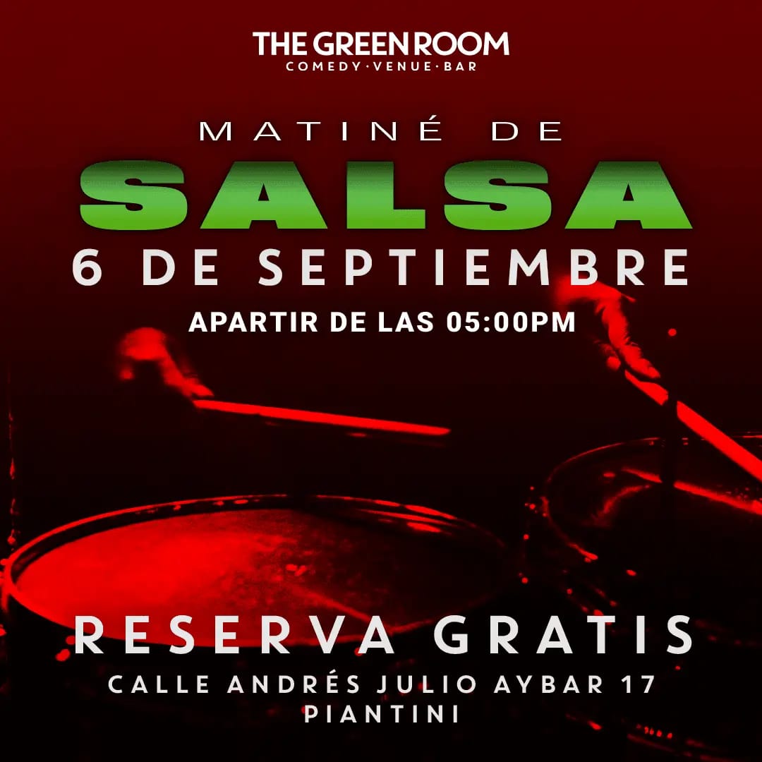 MATINE DE SALSA - THE GREEN ROOM