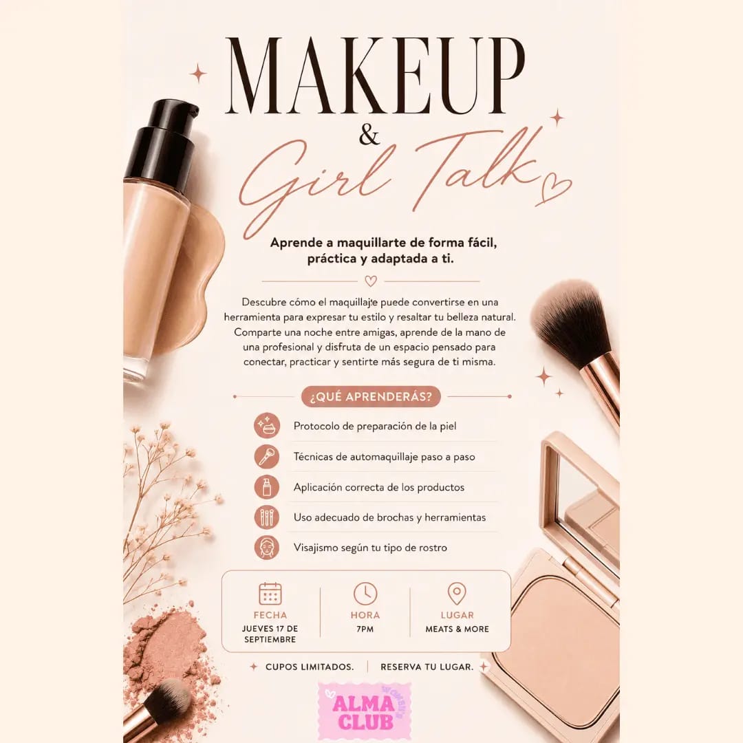 Make-up & Girl Talk by Alma Women's Club