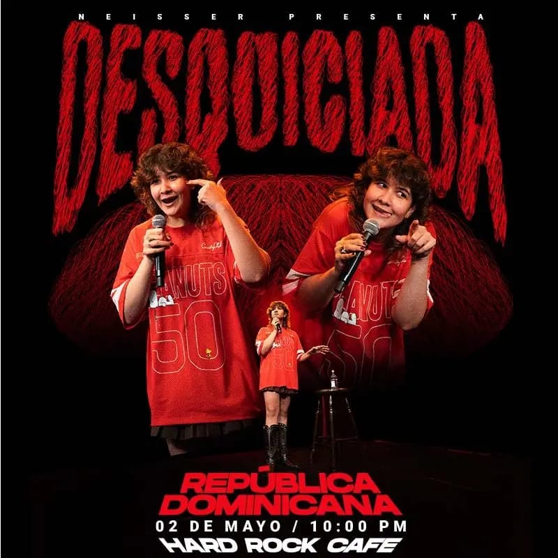 Neisser presenta Desquiciada en Republica Dominicana