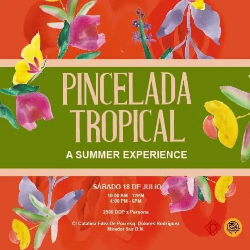 Pincelada tropical ✨ A summer experience