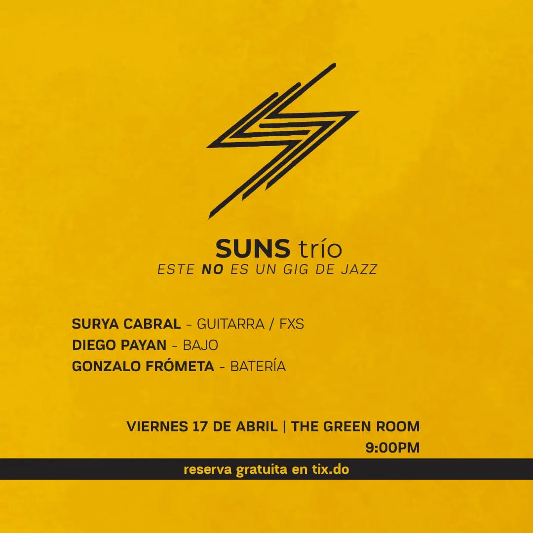 SUNS Trío: Este no es un gig de jazz