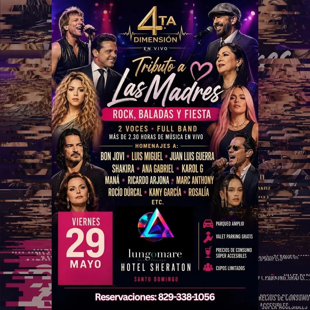 "Tributo A Las Madres" -Rock, Baladas y Fiesta- by 4ta Dimension