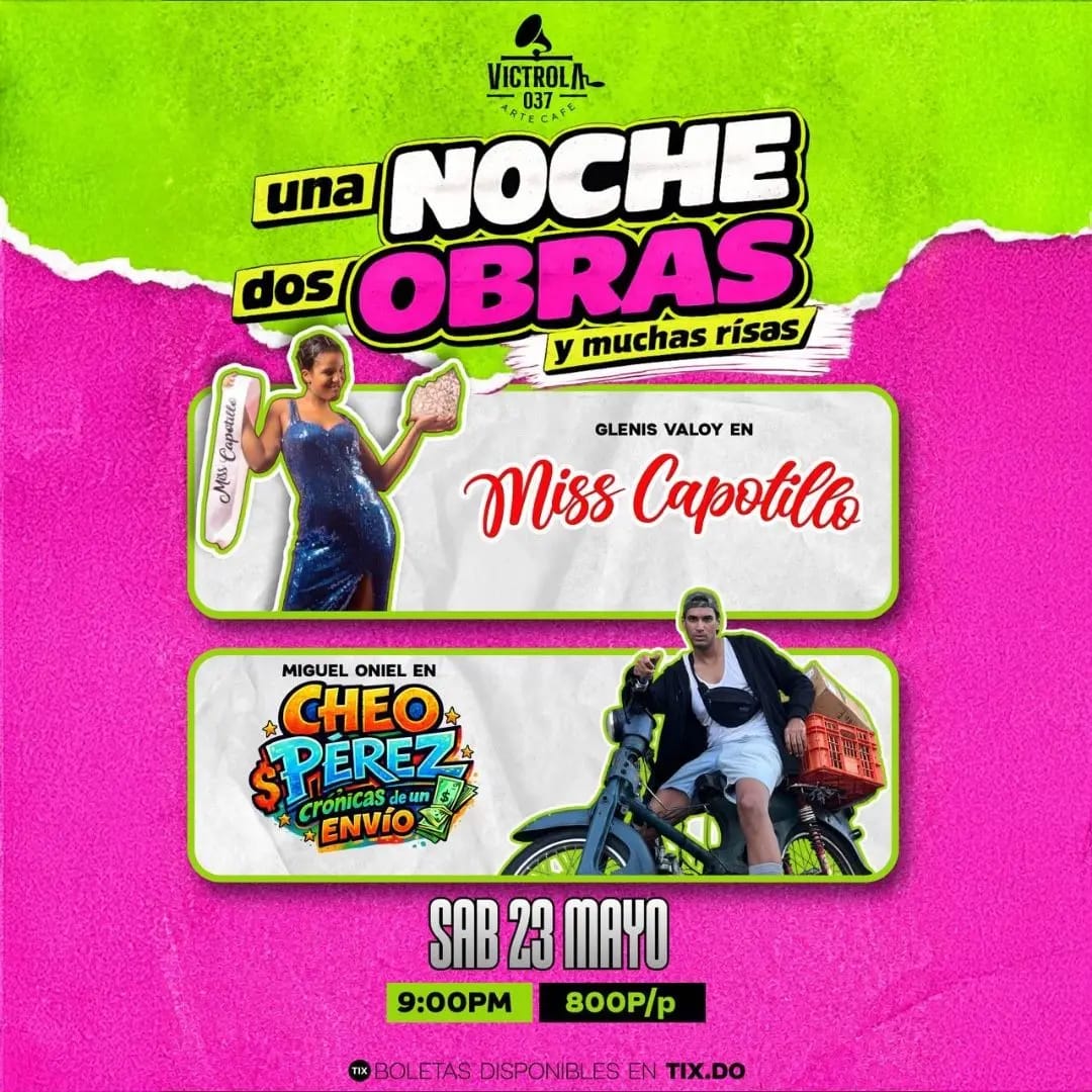 Una noche, dos obras, mucha risa!