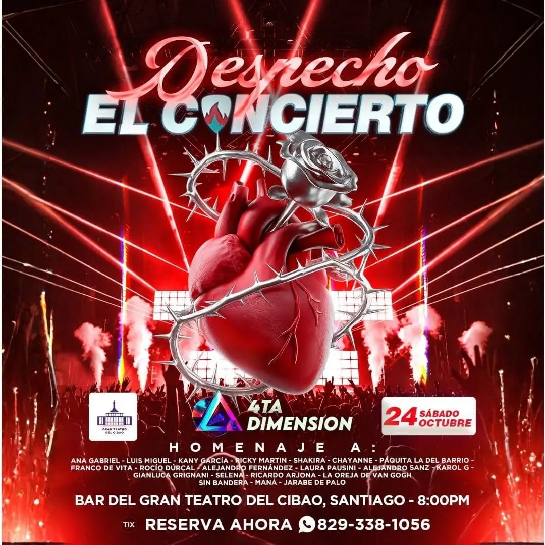 Despecho EL CONCIERTO! by 4ta Dimension @Santiago