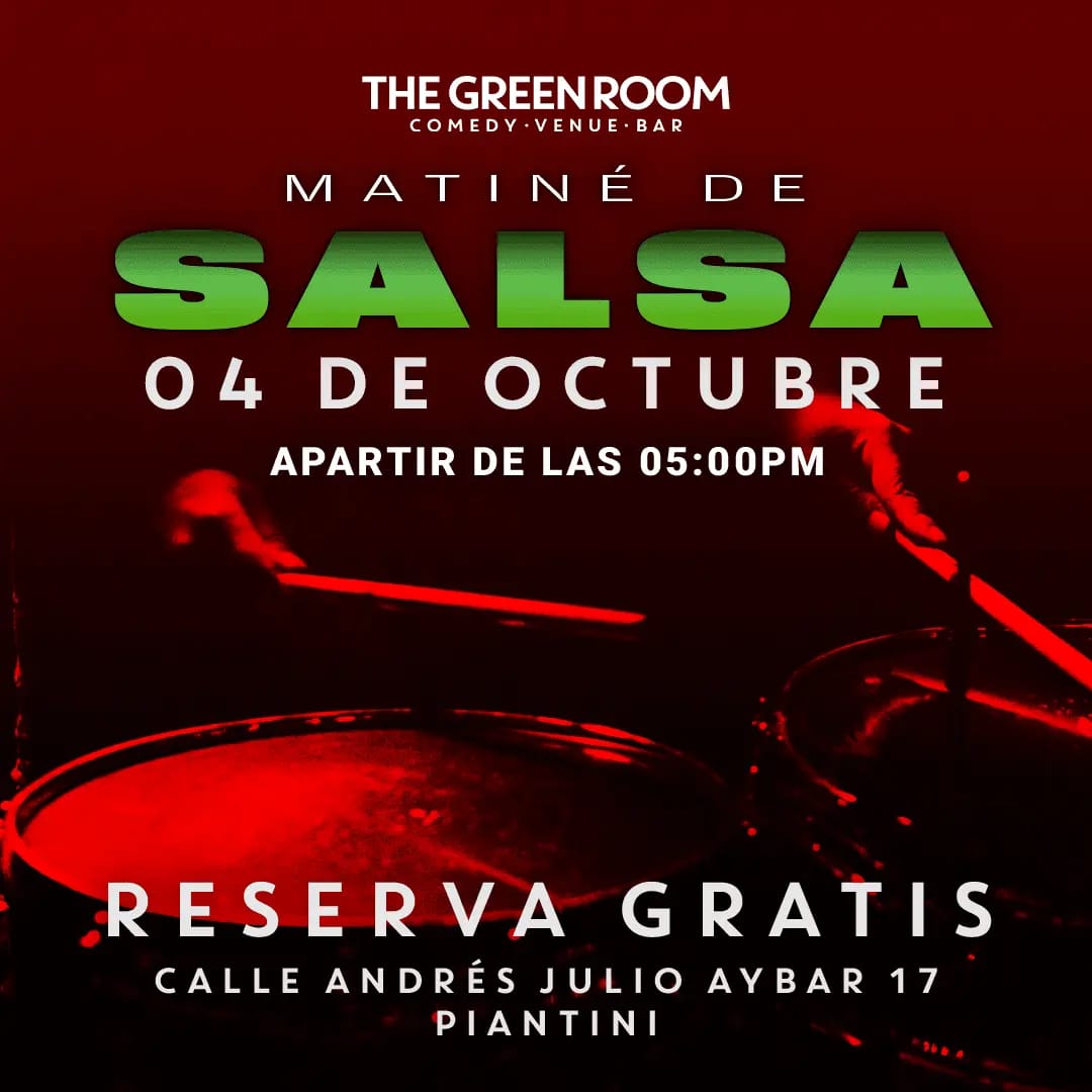 MATINE DE SALSA - THE GREEN ROOM