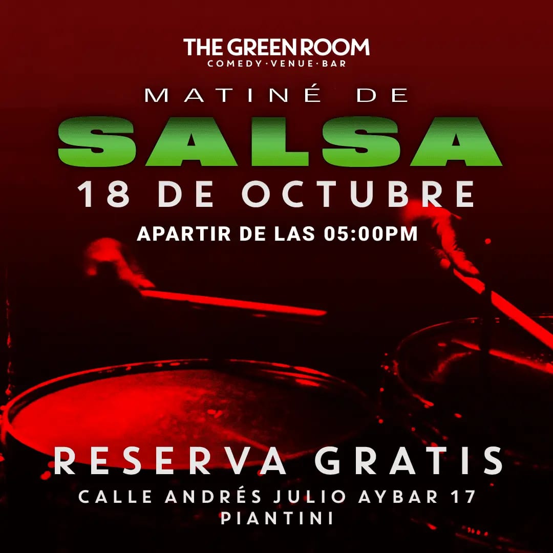 MATINE DE SALSA - THE GREEN ROOM