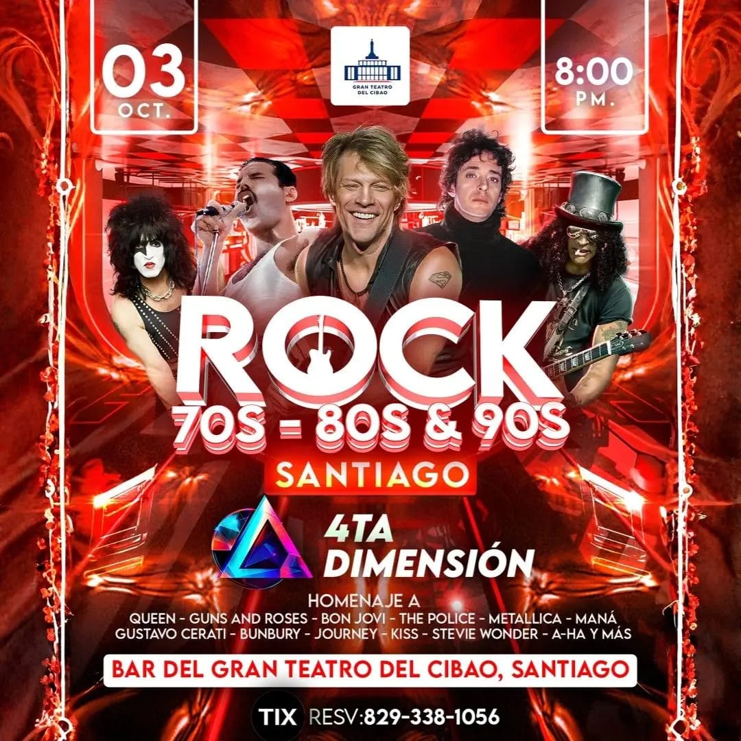 Rock 70 80 90 by 4ta Dimension @Santiago