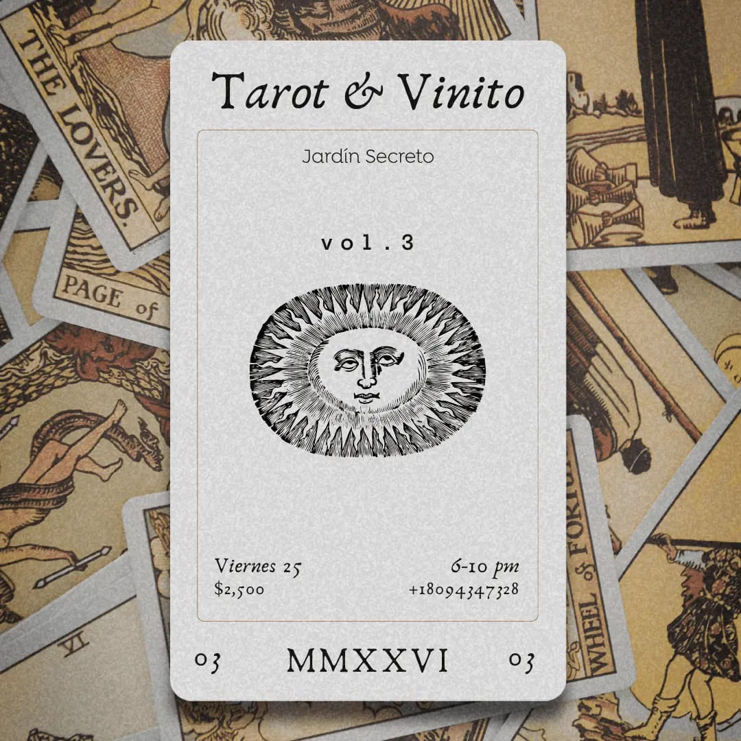 TAROT & VINITO • VIERNES 25 SEPTIEMBRE