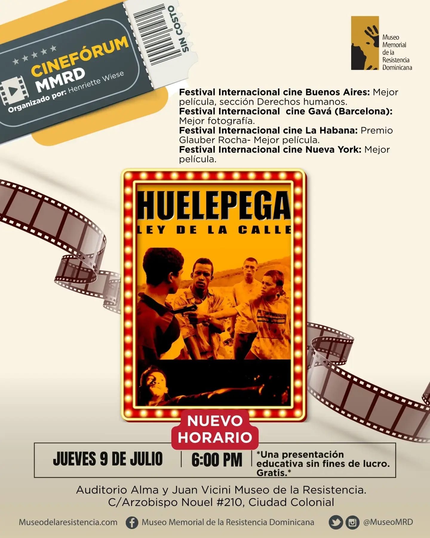 Película: “Huelepega: Ley de la calle”