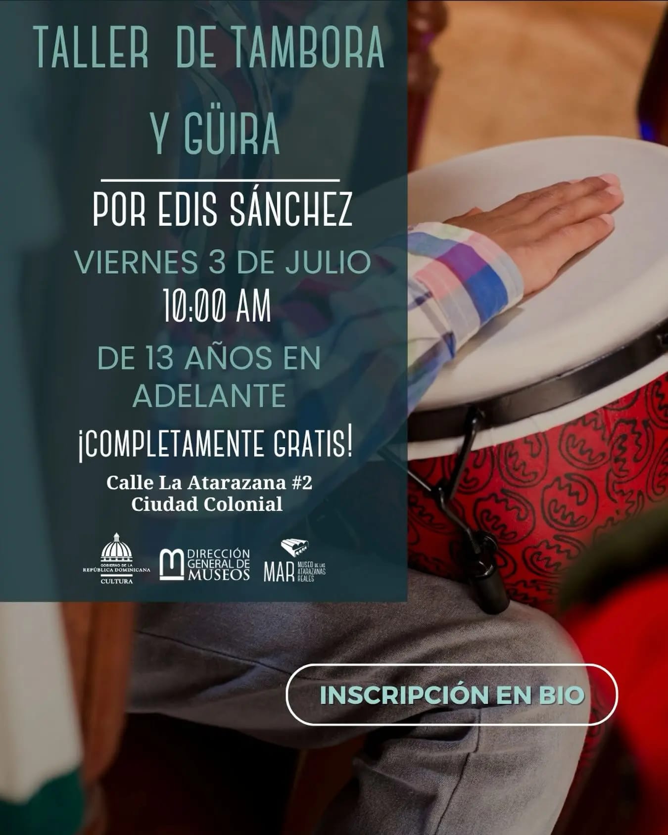 Taller de Tambora y Güira.