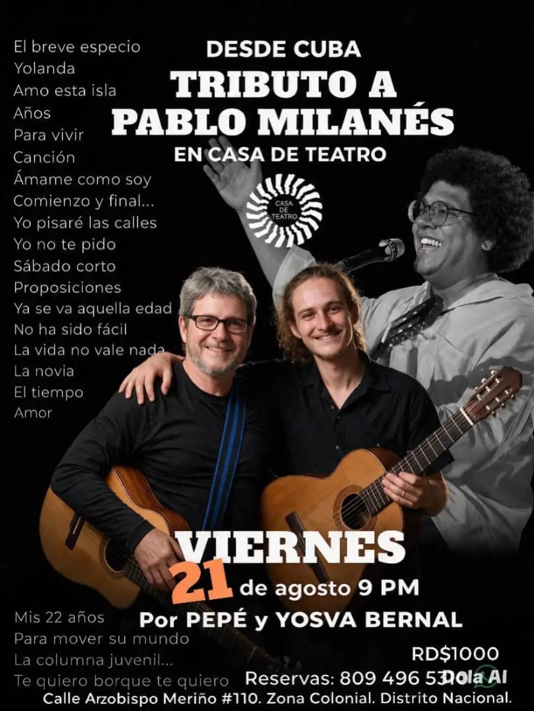 Tributo a Pablo Milanés (Desde Cuba)