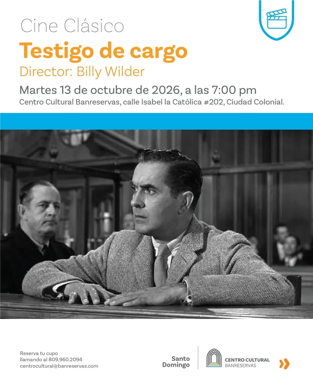 Cine Clásico: Testigo de cargo