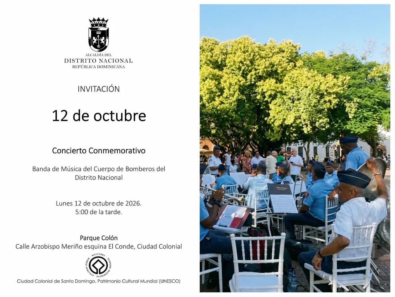Concierto Conmemorativo “12 de octubre”