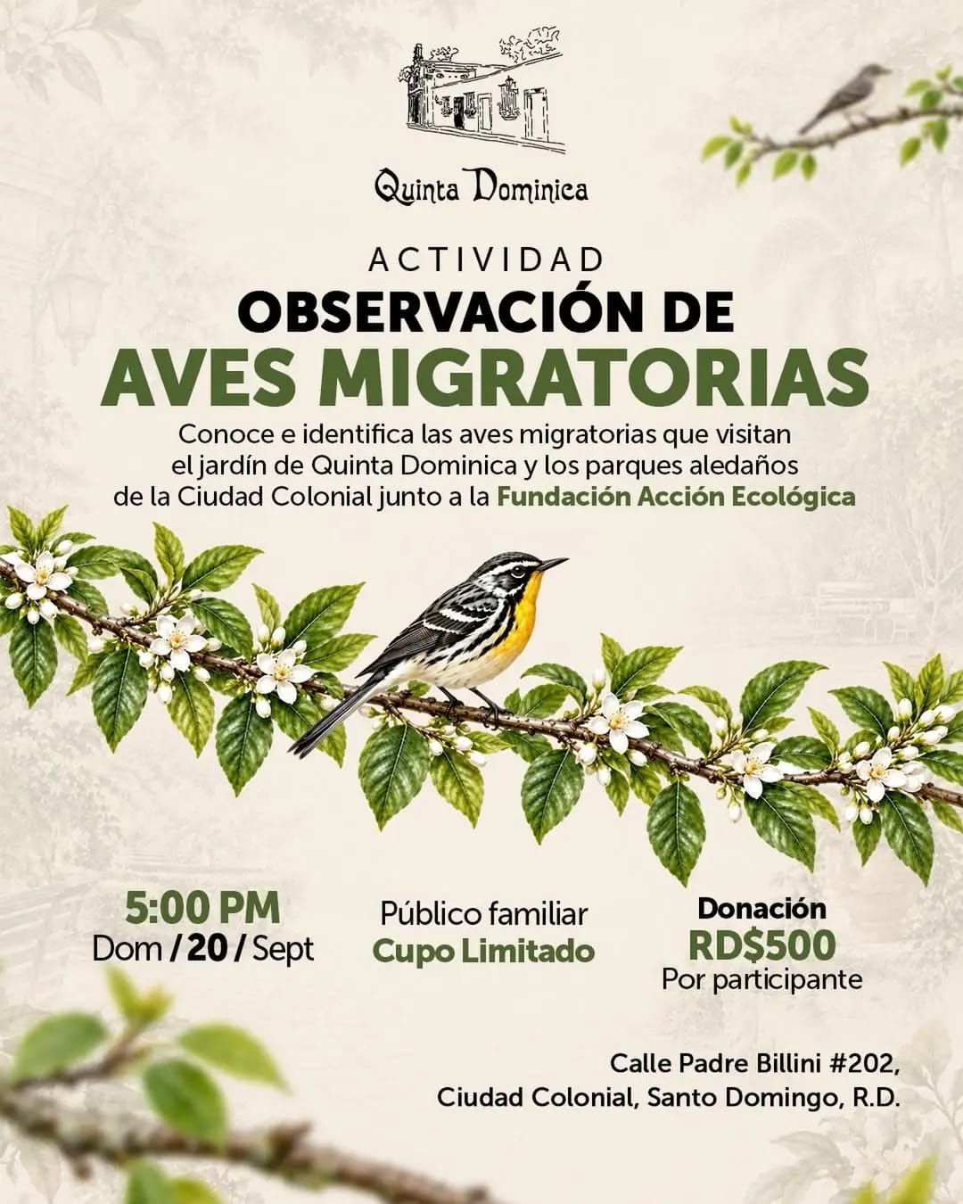 Observación de Aves Migratorias