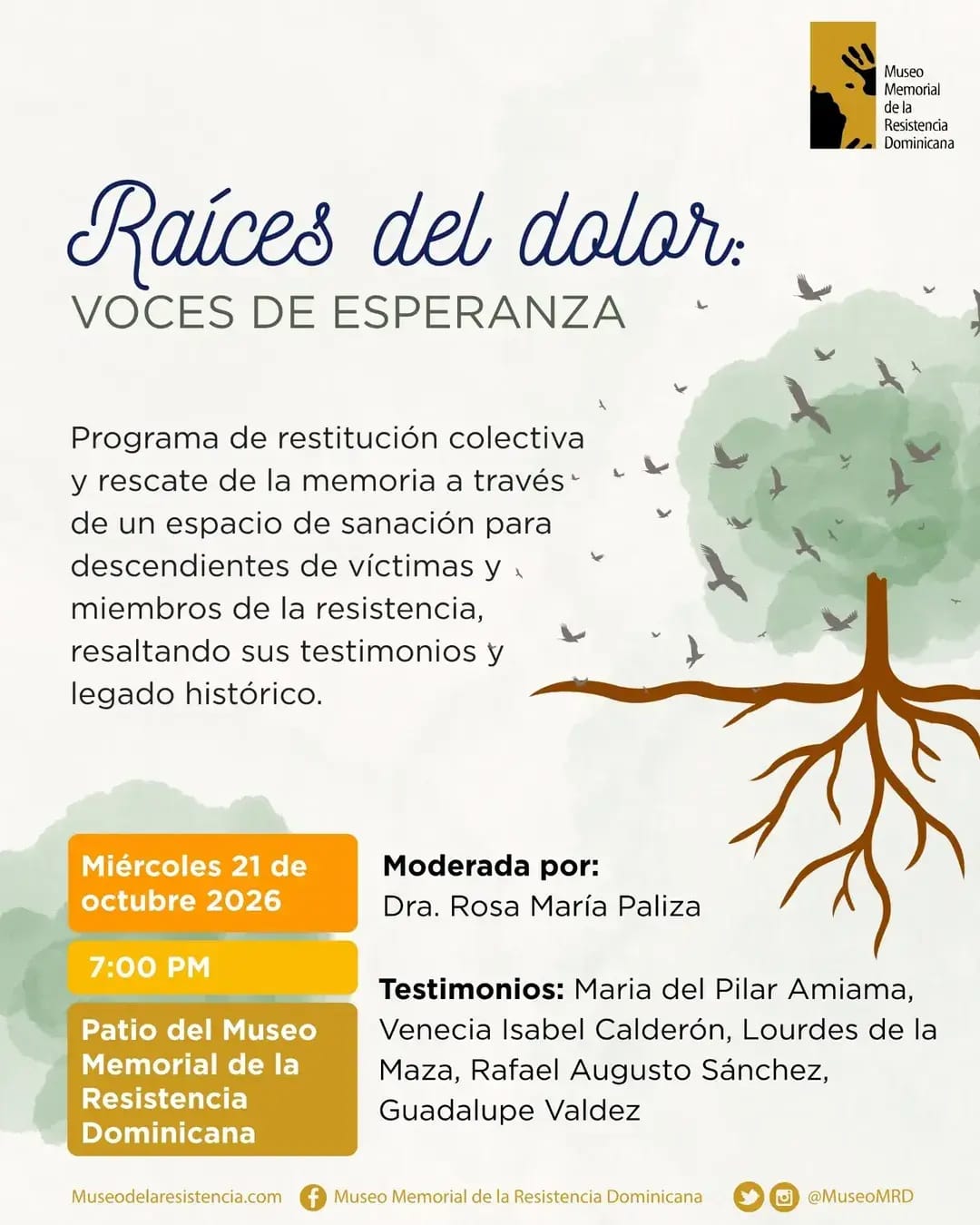 Raíces del dolor: VOCES DE ESPERANZA